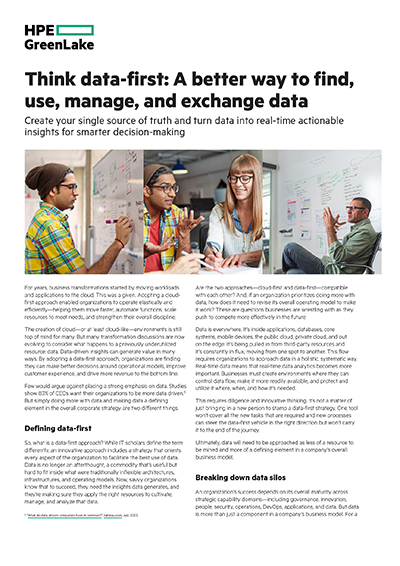 Why a Data-First Approach is the Smartest Move Your Business Can Make